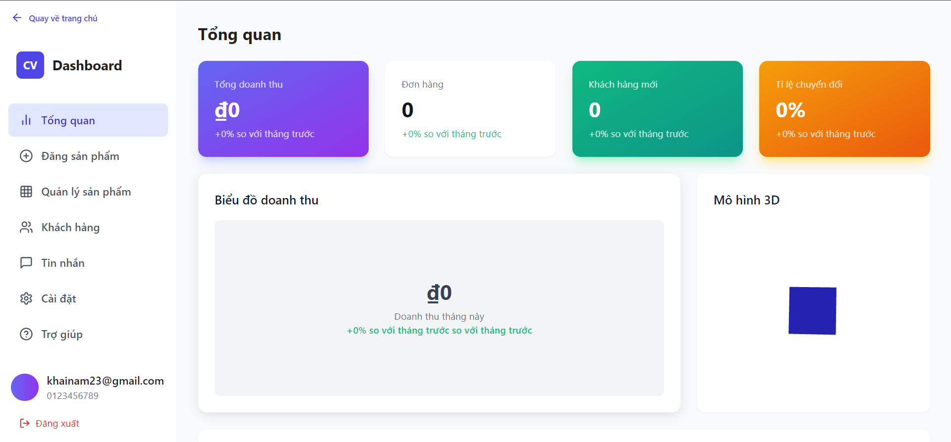 Dự án rao vặt Chợ Việt thế hệ mới ảnh chụp màn hình